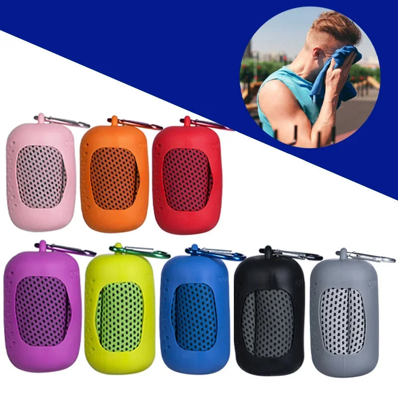 Cooling Ice Towel Cold Sports Towel Outdoor Microfiber Quick Drying Sports Fitness Cool Towel Camping Wiping Sweat Sports Towel Quick Pick Grocers